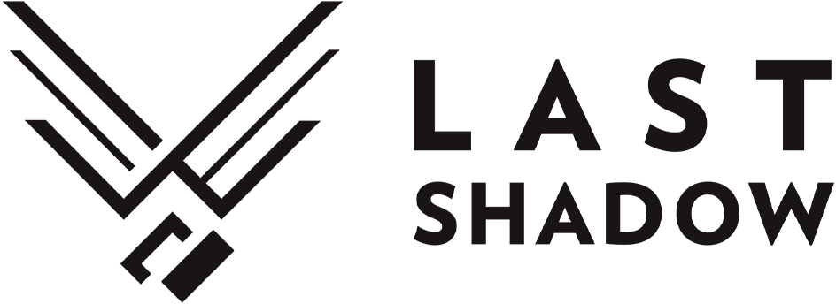 Last Shadow logo with wing icon and text
